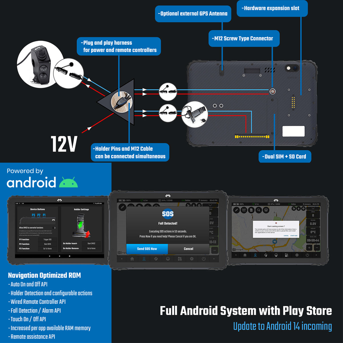DMD-T865-X Nav Tablet