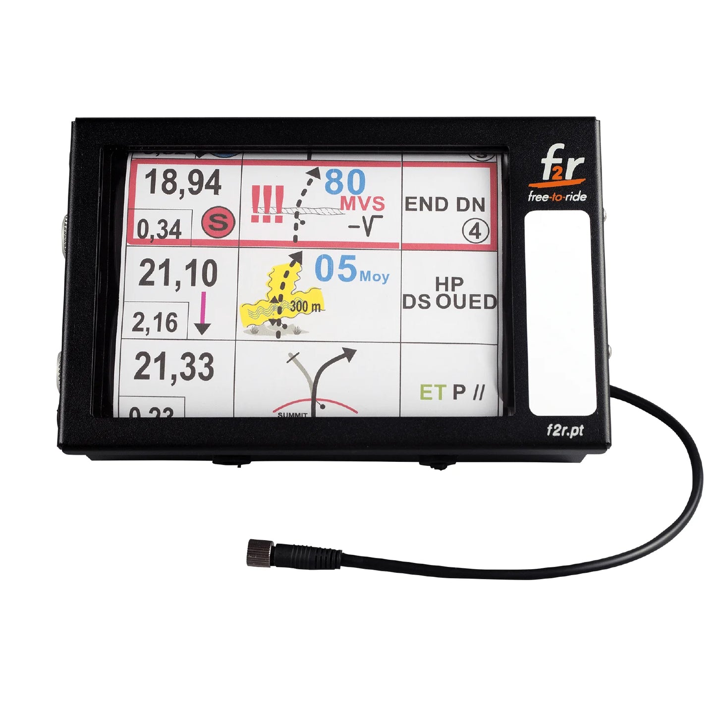 f2r - RB850 Rally – Electric RoadBook (standard accessories)