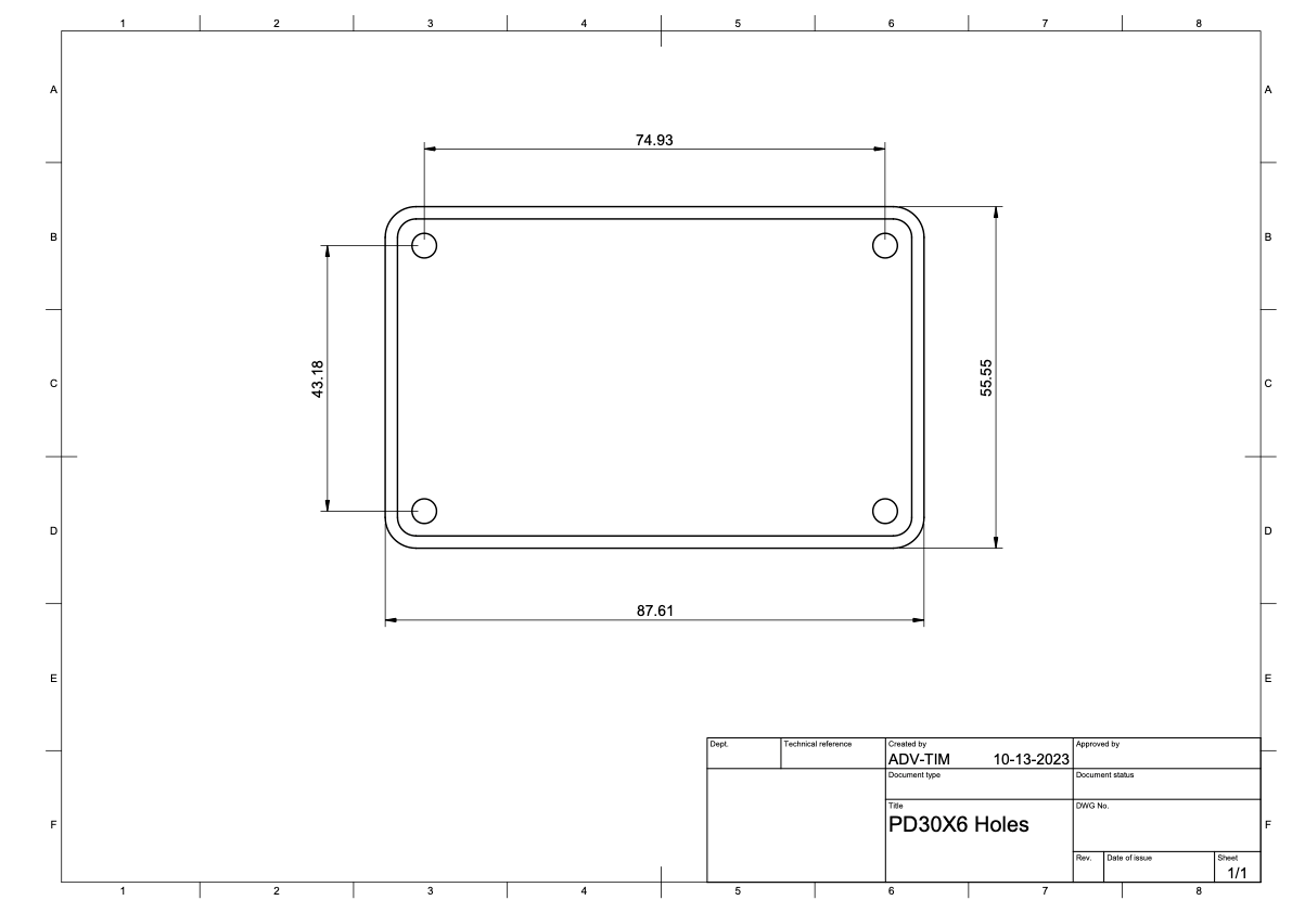 ADV-Tech - PD30X6 Power Distribution