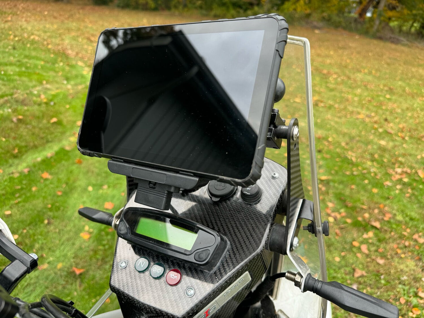 ADV-Tech - RadeGarage Navigation Bar Extension - Carbon Fiber