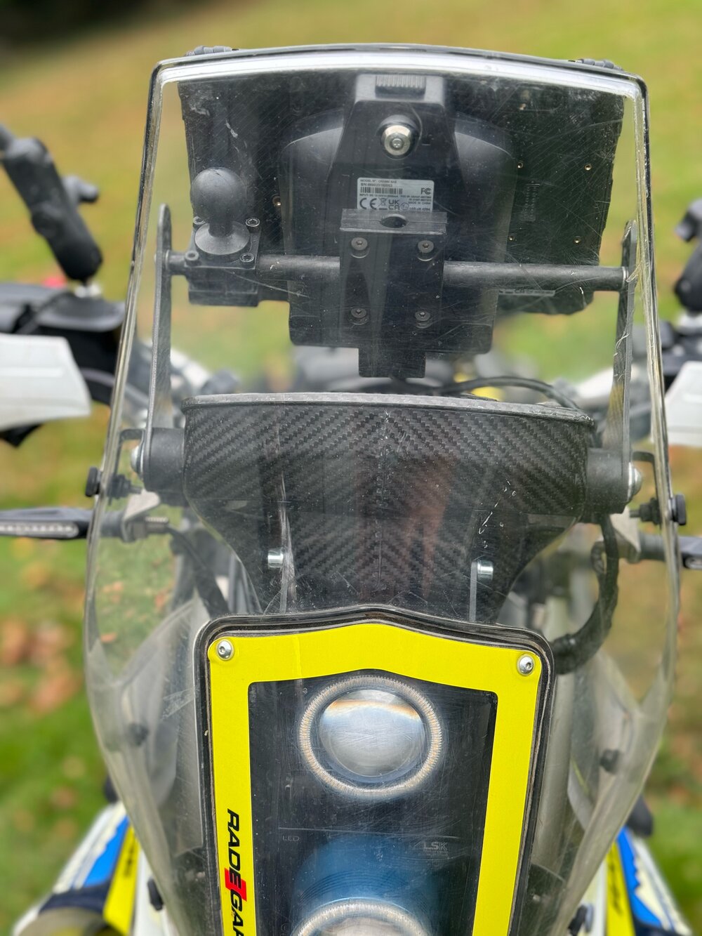 ADV-Tech - RadeGarage Navigation Bar Extension - Carbon Fiber