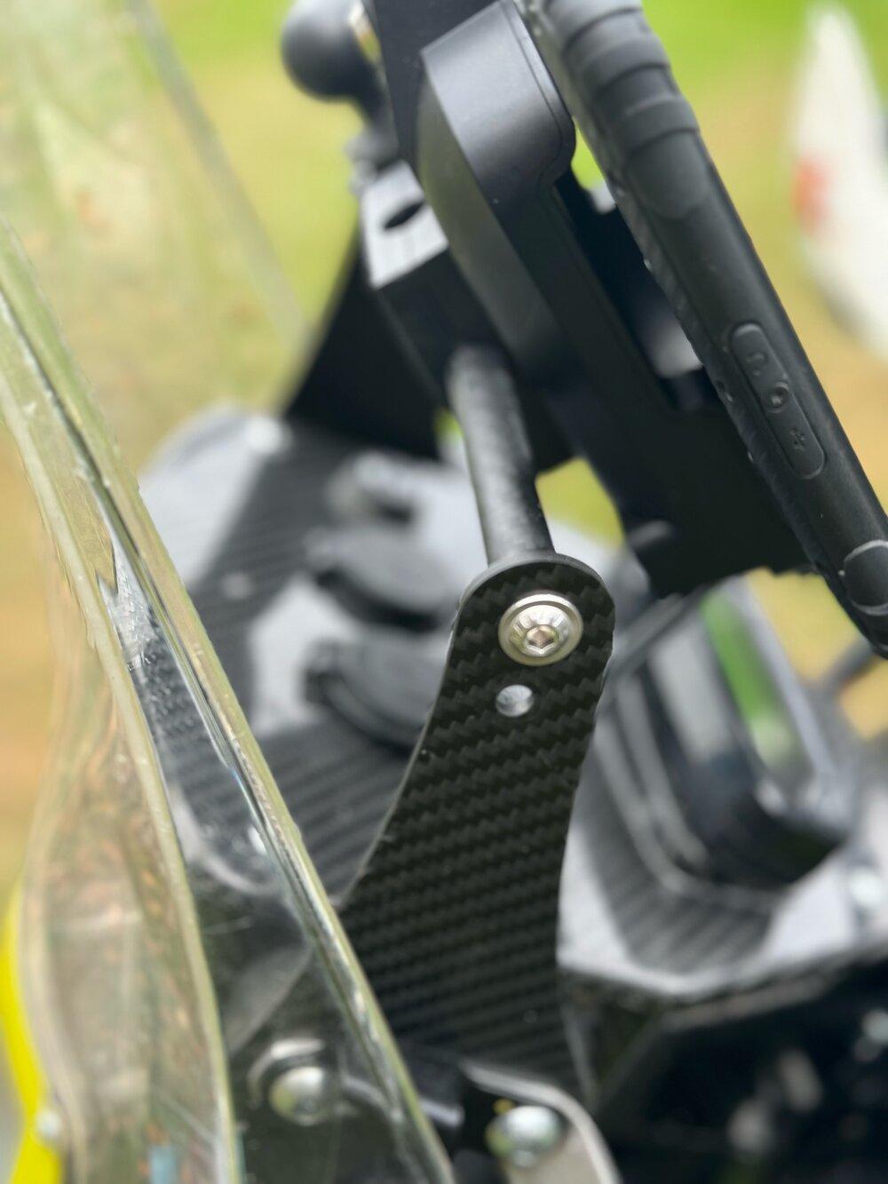 ADV-Tech - RadeGarage Navigation Bar Extension - Carbon Fiber