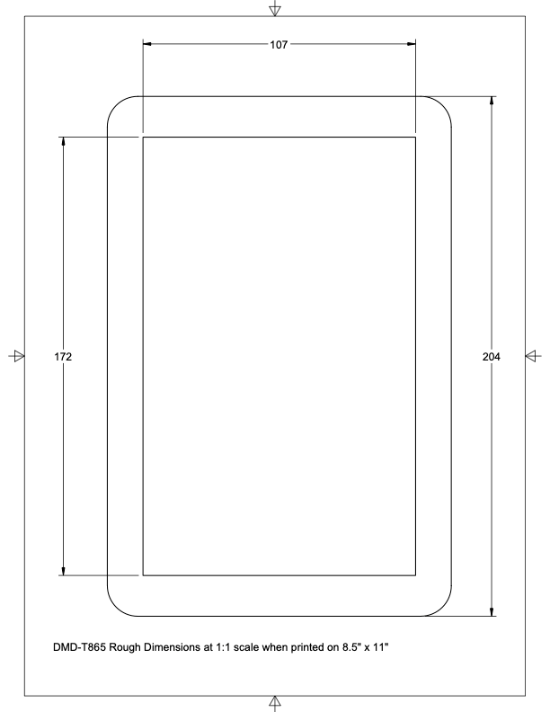DMD-T865-X Nav Tablet