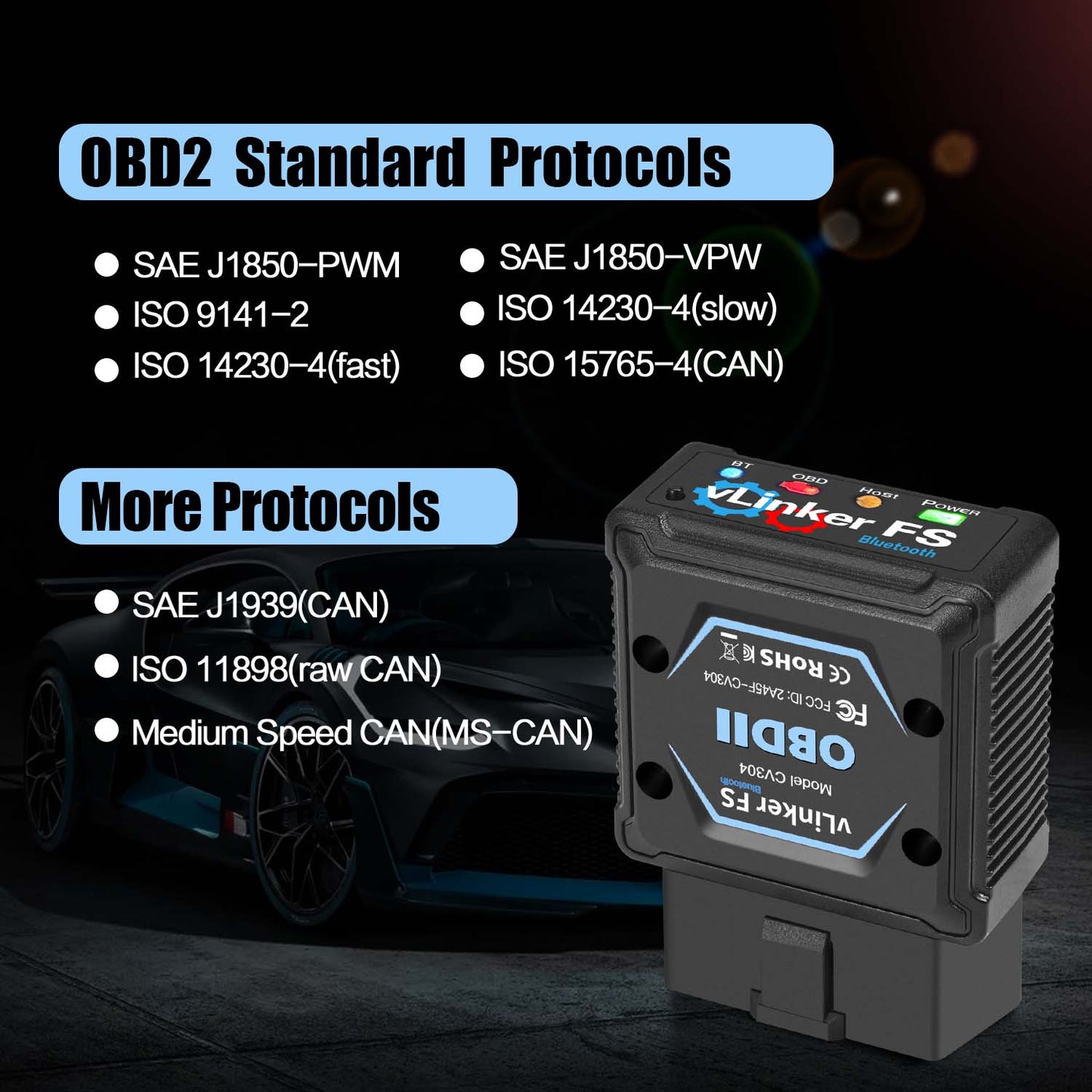 vLinker FS - ODB Bluetooth Adapter